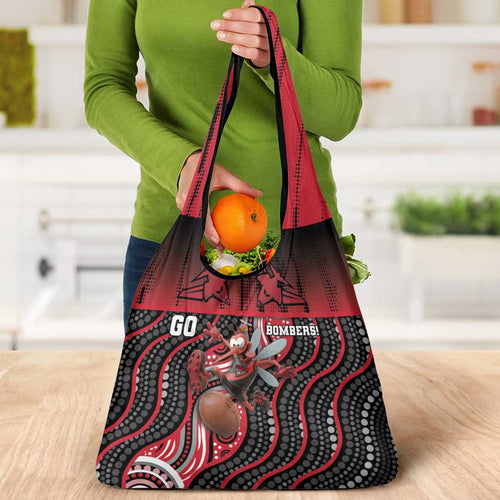 Essendon Go Bombers Grocery Bag Don The Sash