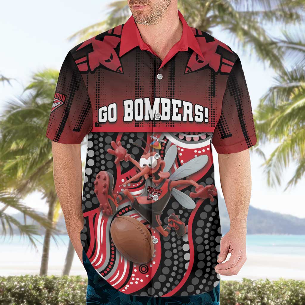 Custom Essendon Go Bombers Hawaiian Shirt Don The Sash