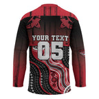 Custom Essendon Go Bombers Hockey Jersey Don The Sash