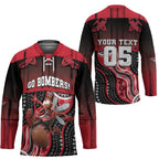 Custom Essendon Go Bombers Hockey Jersey Don The Sash