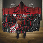 Essendon Go Bombers Hooded Blanket Don The Sash