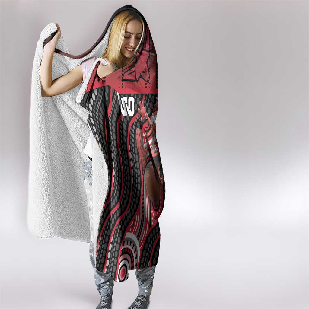 Essendon Go Bombers Hooded Blanket Don The Sash