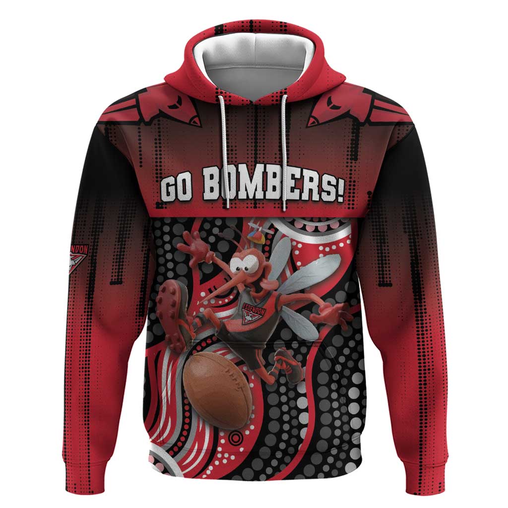 Custom Essendon Go Bombers Hoodie Don The Sash