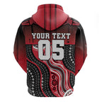 Custom Essendon Go Bombers Hoodie Don The Sash