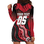 Custom Essendon Go Bombers Hoodie Dress Don The Sash