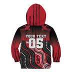 Custom Essendon Go Bombers Kid Hoodie Don The Sash