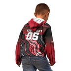 Custom Essendon Go Bombers Kid Hoodie Don The Sash