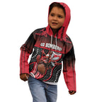 Custom Essendon Go Bombers Kid Hoodie Don The Sash