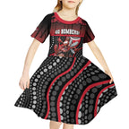 Custom Essendon Go Bombers Kid Short Sleeve Dress Don The Sash