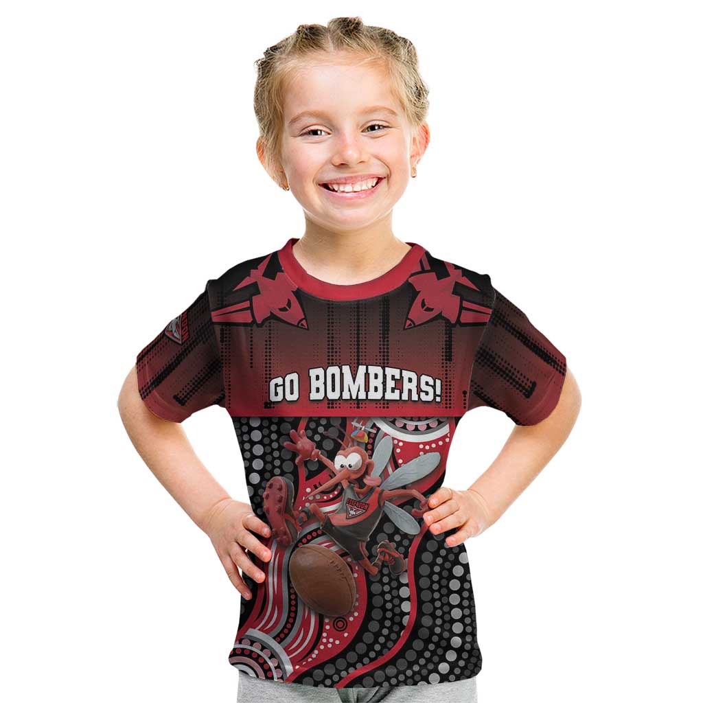 Custom Essendon Go Bombers Kid T Shirt Don The Sash