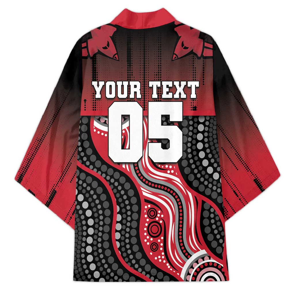 Custom Essendon Go Bombers Kimono Don The Sash