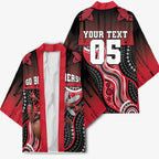 Custom Essendon Go Bombers Kimono Don The Sash