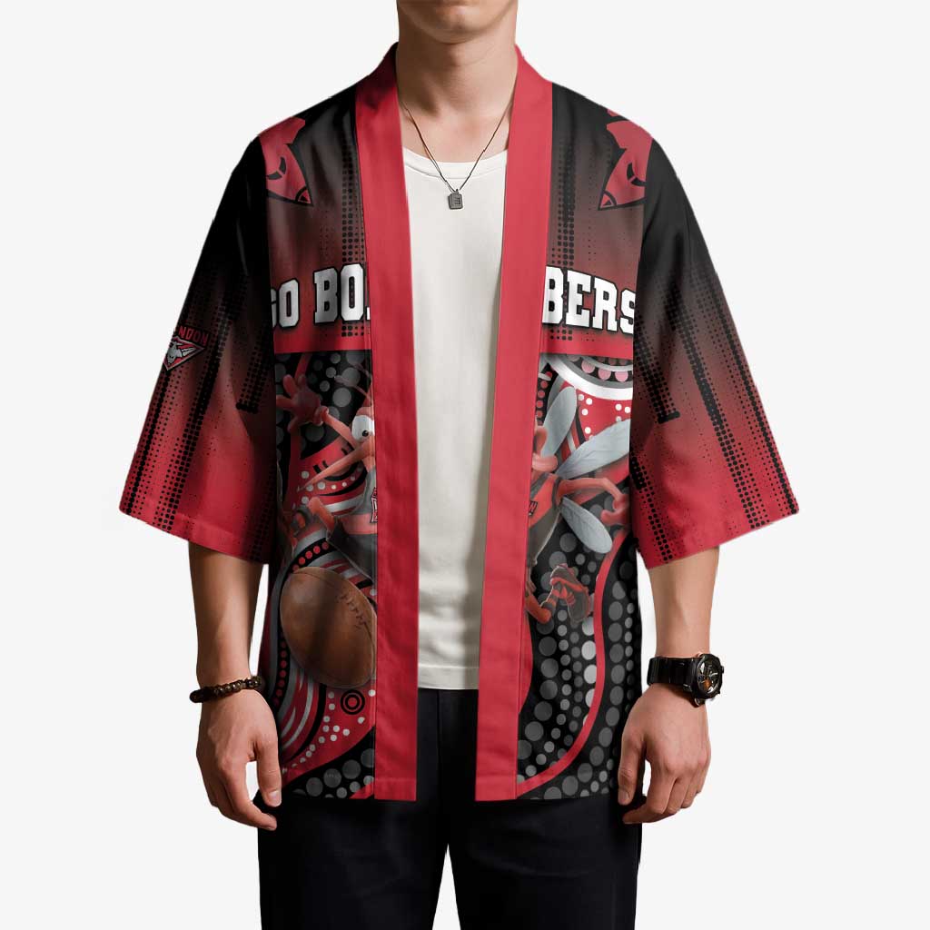 Custom Essendon Go Bombers Kimono Don The Sash