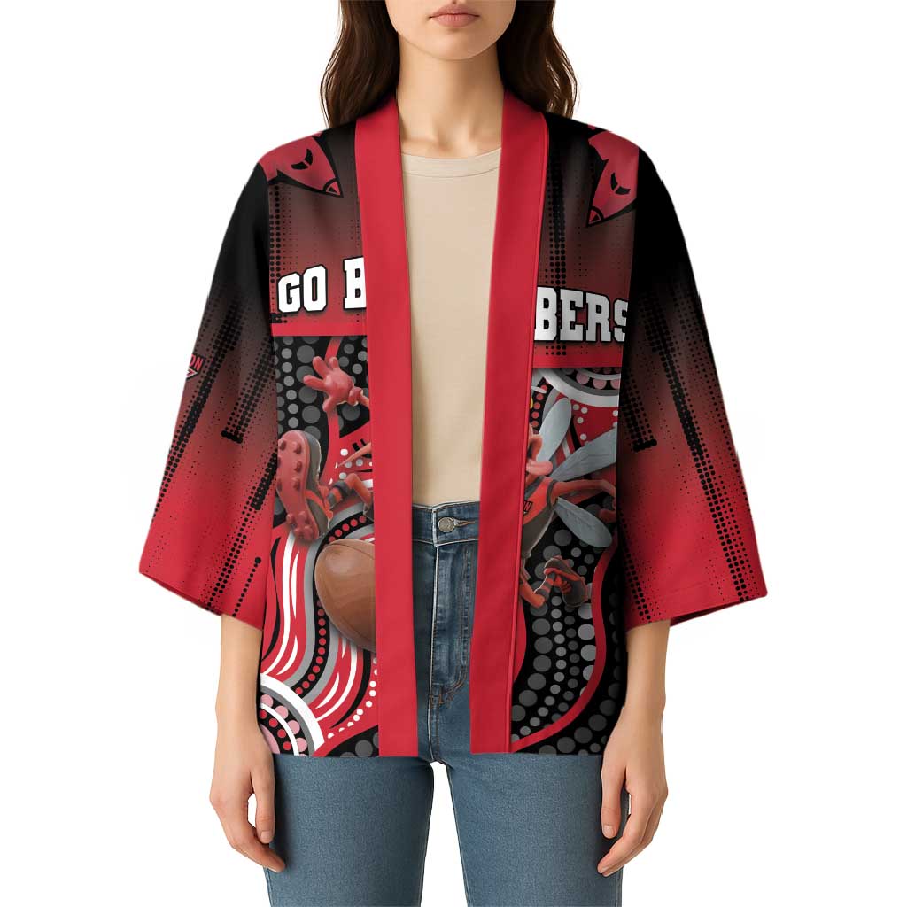 Custom Essendon Go Bombers Kimono Don The Sash