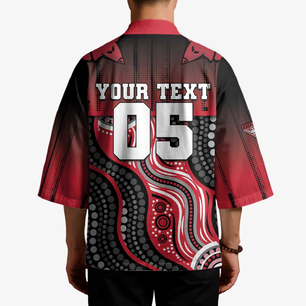 Custom Essendon Go Bombers Kimono Don The Sash