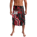 Custom Essendon Go Bombers Lavalava Don The Sash