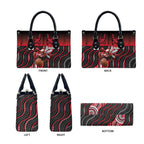 Essendon Go Bombers Leather Bag Don The Sash