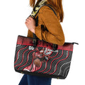 Essendon Go Bombers Leather Tote Bag Don The Sash