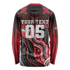 Custom Essendon Go Bombers Long Sleeve Shirt Don The Sash