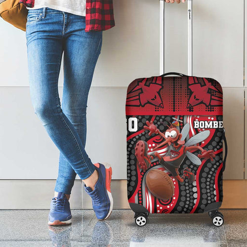 Essendon Go Bombers Luggage Cover Don The Sash