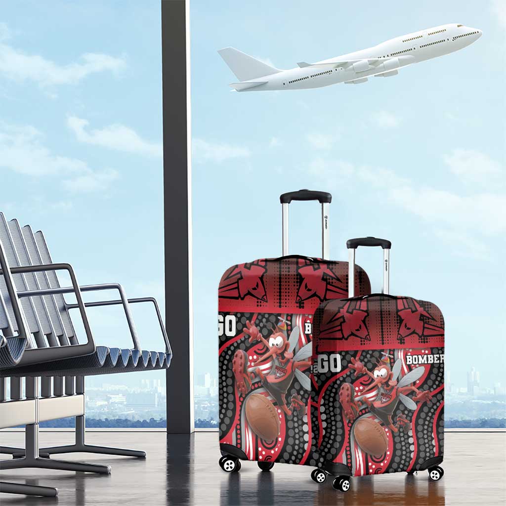 Essendon Go Bombers Luggage Cover Don The Sash
