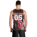 Custom Essendon Go Bombers Men Tank Top Don The Sash