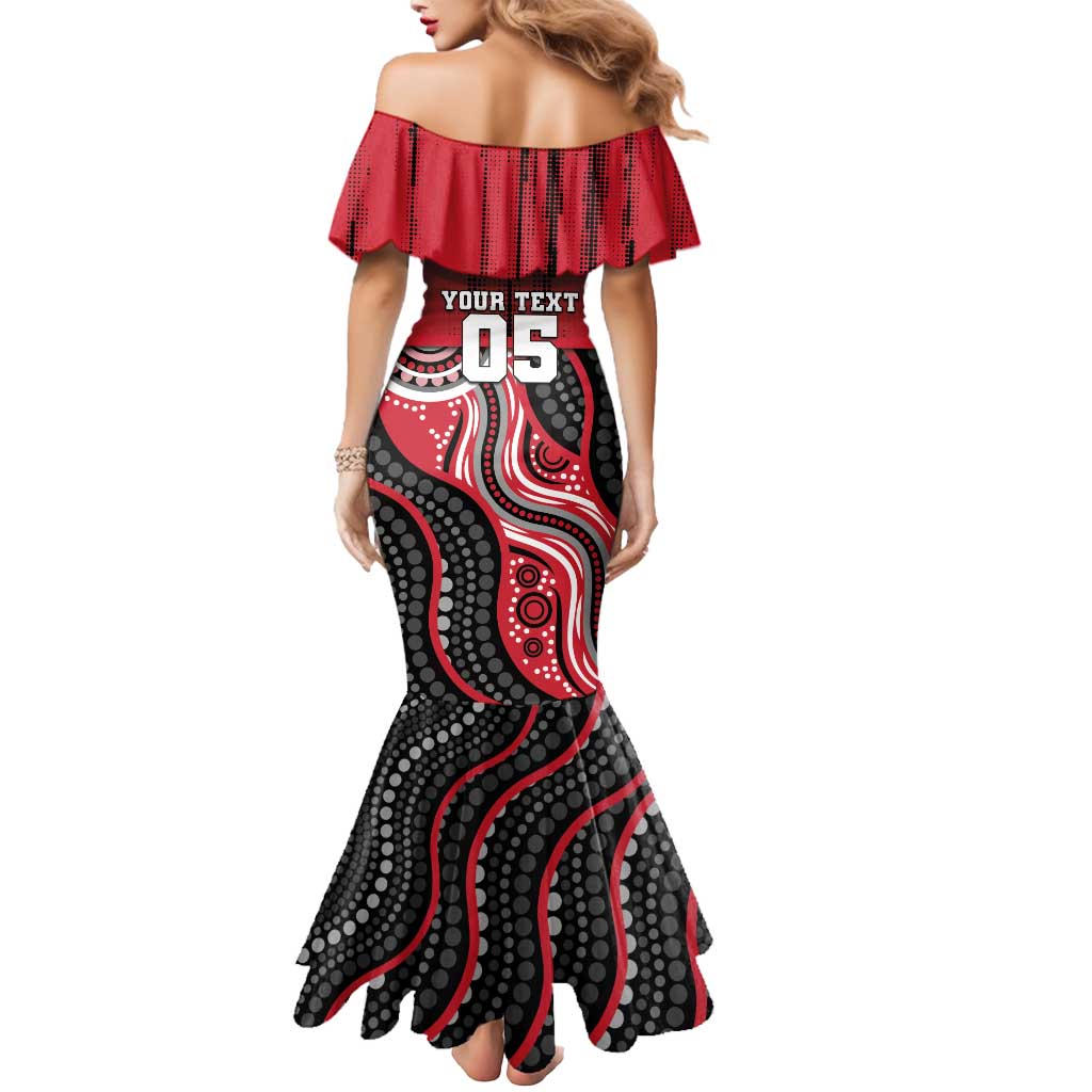 Custom Essendon Go Bombers Mermaid Dress Don The Sash