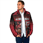 Custom Essendon Go Bombers Padded Jacket Don The Sash