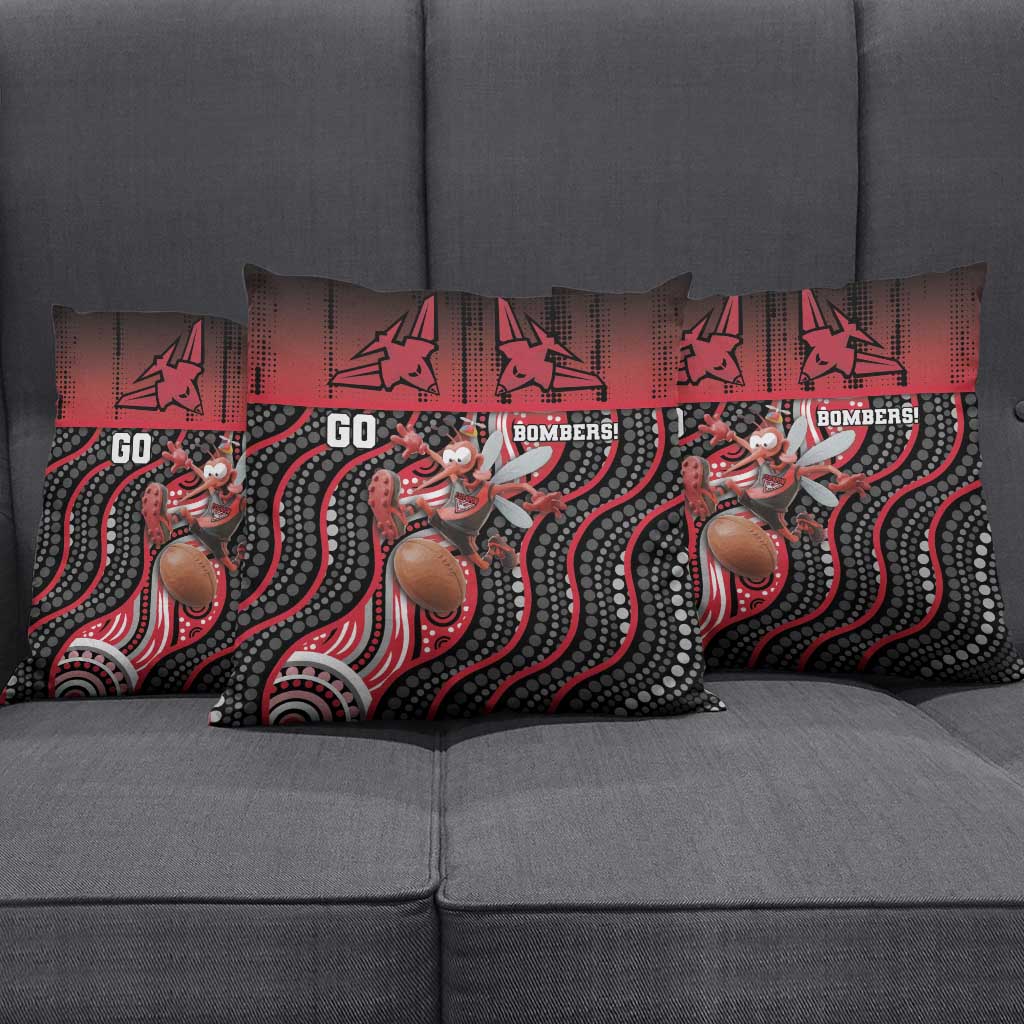 Essendon Go Bombers Pillow Cover Don The Sash