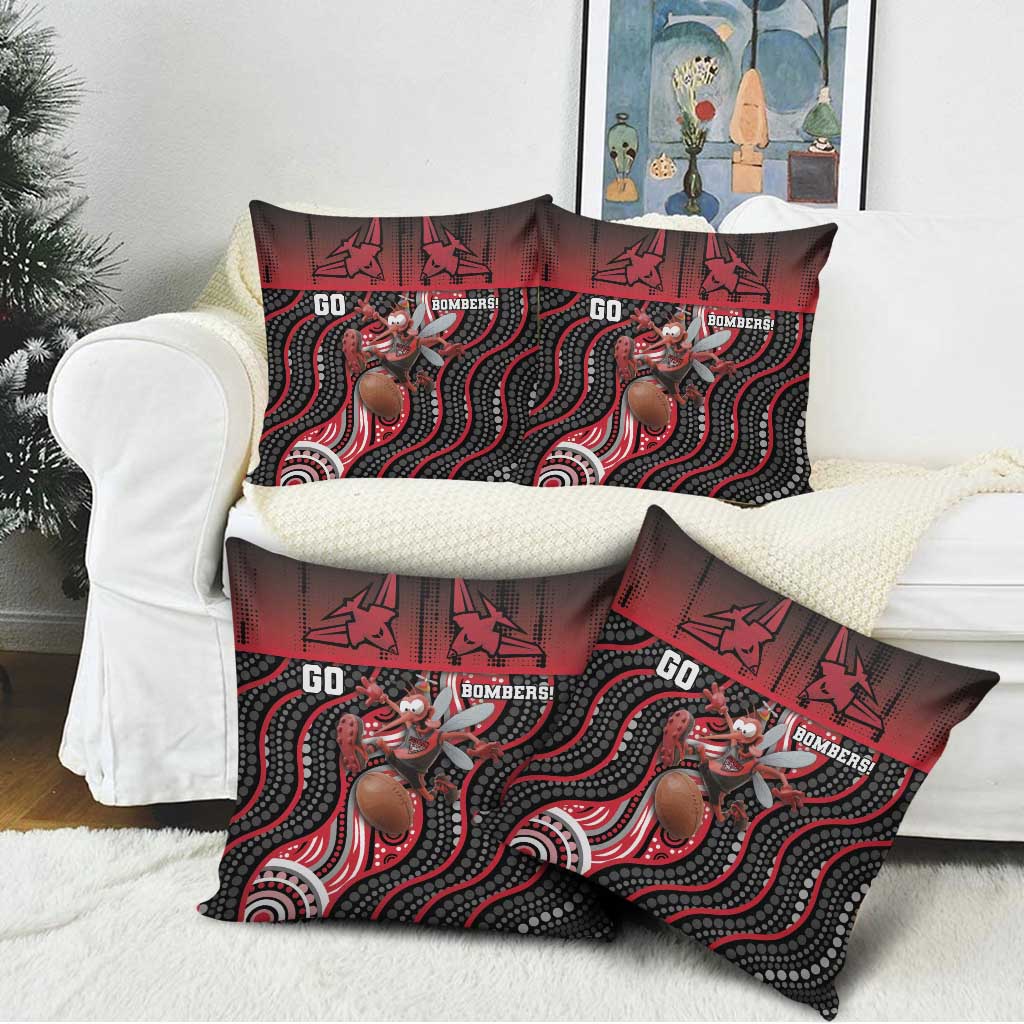 Essendon Go Bombers Pillow Cover Don The Sash