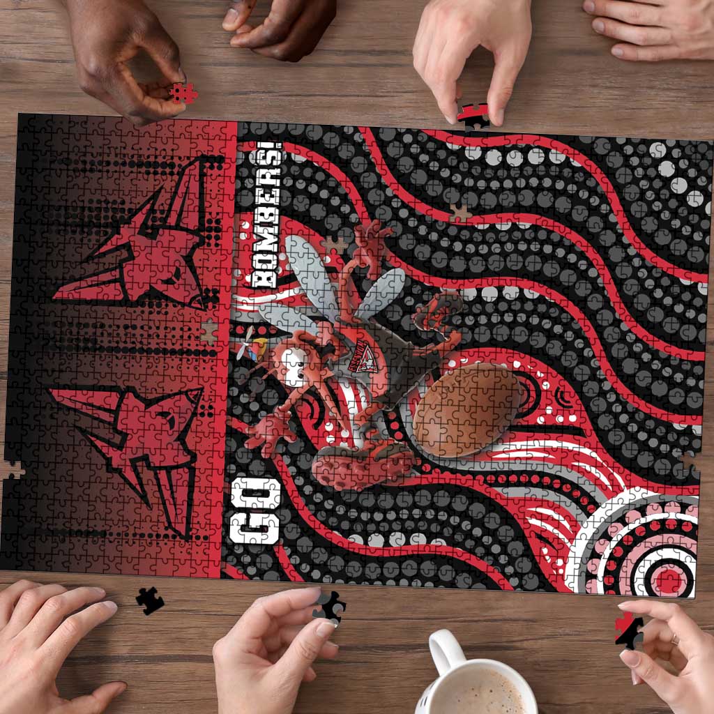 Essendon Go Bombers Puzzle Don The Sash