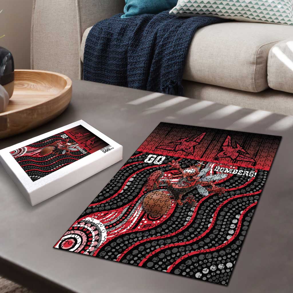 Essendon Go Bombers Puzzle Don The Sash