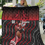 Essendon Go Bombers Quilt Don The Sash