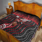 Essendon Go Bombers Quilt Don The Sash