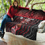Essendon Go Bombers Quilt Don The Sash