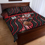 Essendon Go Bombers Quilt Bed Set Don The Sash