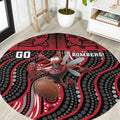 Essendon Go Bombers Round Carpet Don The Sash
