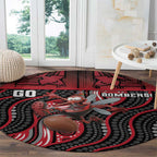 Essendon Go Bombers Round Carpet Don The Sash