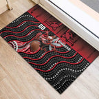 Essendon Go Bombers Rubber Doormat Don The Sash