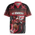 Custom Essendon Go Bombers Rugby Jersey Don The Sash