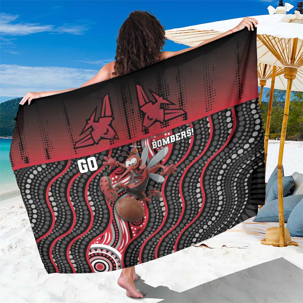 Essendon Go Bombers Sarong Don The Sash
