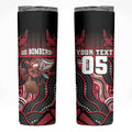 Custom Essendon Go Bombers Skinny Tumbler Don The Sash