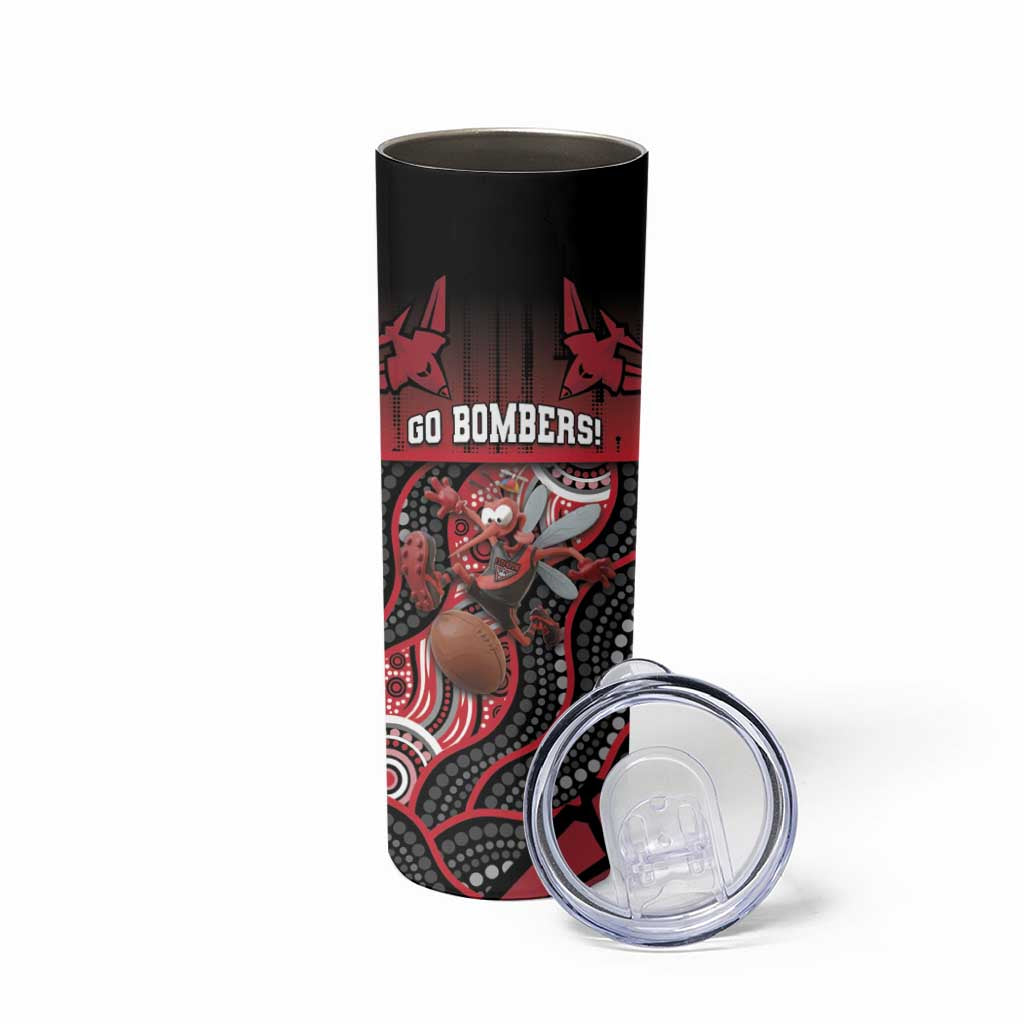 Custom Essendon Go Bombers Skinny Tumbler Don The Sash