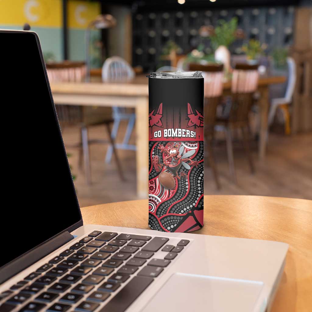 Custom Essendon Go Bombers Skinny Tumbler Don The Sash