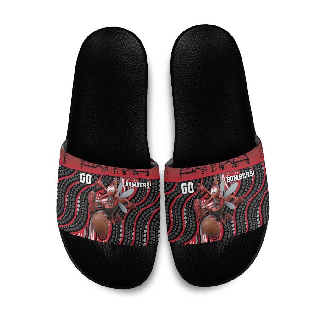 Essendon Go Bombers Slide Sandals Don The Sash