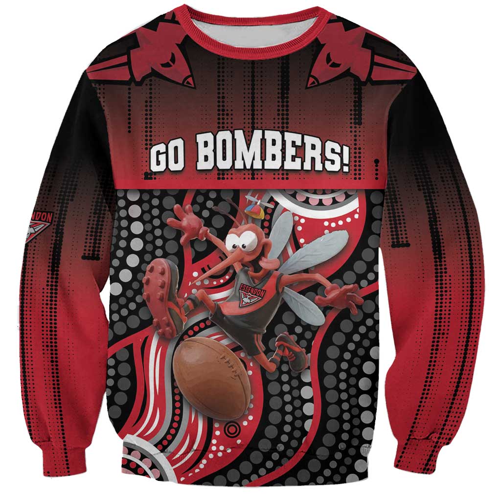 Custom Essendon Go Bombers Sweatshirt Don The Sash