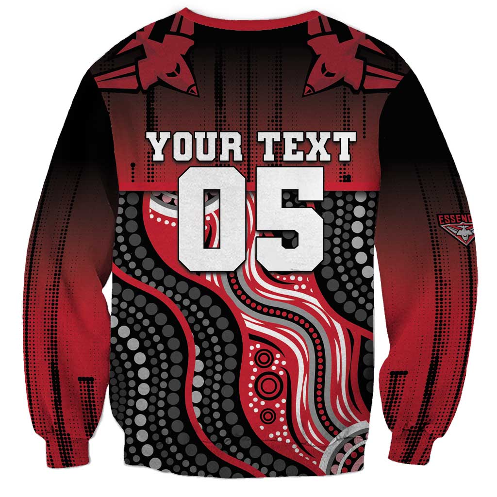 Custom Essendon Go Bombers Sweatshirt Don The Sash