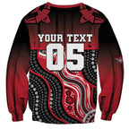 Custom Essendon Go Bombers Sweatshirt Don The Sash