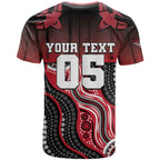 Custom Essendon Go Bombers T Shirt Don The Sash