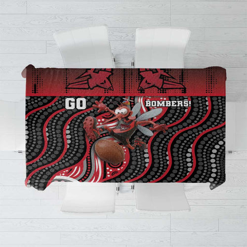 Essendon Go Bombers Tablecloth Don The Sash